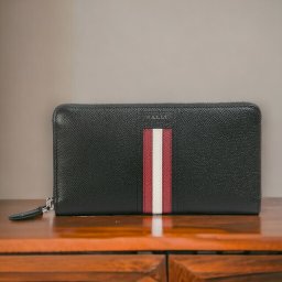 バリー ブランド 長財布 メンズ 財布 革 レザーウォレット 小銭入れ BALLY テレン 6218049 ブラック おしゃれ ギフト プレゼント 実用的