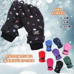 スキー 手袋 スキー グローブ 子供 キッズ ジュニア 防寒 防水 撥水 男の子 女の子 裏起毛 スキー スノボ スケート 雪 遊び 通学 スポーツ 滑り止め 可愛い ピンク ブルー 5本指 小学生 3歳 4歳 5歳 6歳 7歳 8歳 9歳 10歳