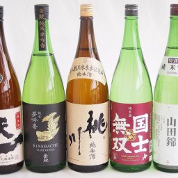 米の旨味よい日本酒5本セット(早川酒造部天一 純米酒 (三重県) 桃川 純米酒 (青森県) 金しゃち酒造金鯱 夢吟香 純米酒 (愛知県) 高砂酒造国士無双 純米酒 (北海道) 本田酒造龍力 山田錦 特別純米酒 (兵庫県)) 1800ml×5本