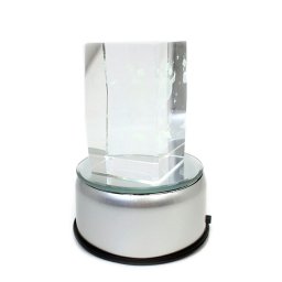ジーティーエス LEDアクリルライト クリスタル キューブ サンタクロース  YPC-0015 パーティー 雑貨 インテリア