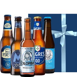 残暑見舞い ヨーロッパ 5カ国 ビール 飲み比べセット【無料 ギフト箱 リボンラッピング メッセージカード】ベルギー フランス イタリア ポルトガル スペイン 詰め合わせ 家族 友人 退職祝 還暦 誕生日 送料無料