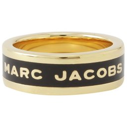 マークジェイコブス Marc Jacobs リング 指輪 アクセサリー ブラック ゴールド ロゴ バンド レディース ギフト プレゼント クリスマス 誕生日 M0013515-062