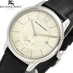 BURBERRY バーバリー 腕時計 ウォッチ メンズ クオーツ 5気圧防水 デイトカレンダー レザー スイス製 bu10000