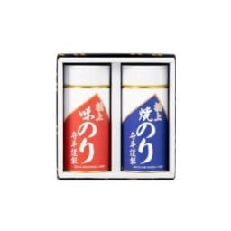 守半海苔 守半 極上のり『大缶』２本入セット 味のり 焼のり 板海苔15.63枚分×2缶（8切5枚入パック各25袋） 高級海苔 味海苔 海苔 焼き海苔 焼きのり 贈答 ギフト 母の日