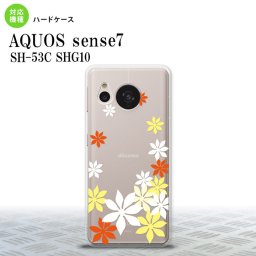 sense7 sense7 スマホケース 背面ケース ハードケース ティアレ A 黄 2022年 11月発売 nk-sens7-1076