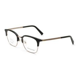 ゼニア ZEGNA エルメネジルド・ゼニア メガネ 眼鏡 フレームのみ EZ5114-D/V 001 54 アジアンフィット アイウェア サーモント（ブロウ）メンズ レディース ユニセックス ブラック+ブロンズ（ピンクシルバー）