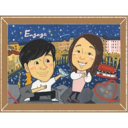 結婚の贈り物に、名前、日付、メッセージも記載可能。 プロポーズ 贈り物 似顔絵 名入れ 手描き ギフト プレゼント 結婚 サプライズ 特別 お祝い 記念 彼氏 パートナー 彼女 恋人 修正無料 下書き確認 名入れ 一生もの そっくり 親孝行 かわいい 一生もの 宝物 記念日 婚約 古希祝い メモリアルギフト 贈答品 感謝の品 ウェディングギフト 感動 応援 長寿祝い 快気祝い 喜寿祝い 初任給
