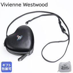 ヴィヴィアンウエストウッド Vivienne Westwood クロスボディバッグ レディース ナッパ ミニ ハート ブラック 5202006QU L001L BLACK N403 レザー 送別会 誕生日 お中元 結婚祝い 結婚式 高級 父の日 母の日 即日発送 バレンタイン ファッション小物 ビジネス小物 ホワイトデー