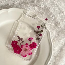 【ほぼ全機種対応スマホケース❁】押し花スマホケース NO.510（着日指定不可） 押し花＆レジン iPhone/Xperia/AQUOS/Galaxy他