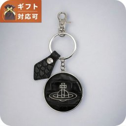 ヴィヴィアンウエストウッド VIVIENNE WESTWOOD CROCODILE THIN LINE オーブ キーリング ORB KEYRING キーリング 82030103-L0039-N401 レディース ブラック キーリング ブランド