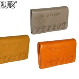 正規品 メンズ レディース SNOOPY スヌーピー すぬーぴー PEANUTS ピーナッツ BROTHERS＆SISTER 折り財布 LF札入れ 73230 gemu56 旅行 ギフト