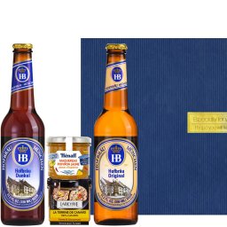 秋ギフト おつまみ ビール グルメセット【無料 ラッピング メッセージカード】ドイツ クラフトビール ミュンヘン ラガー 黒ビール 330ml 2本 フランス 鴨レバー 魚 テリーヌ おつまみ 海外ビール 輸入ビール 食べ物 詰め合わせ 誕生日 プレゼント 内祝 退職祝い 贈り物 熨斗可 ギフト箱付 送料無料