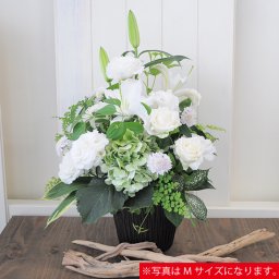 生花・ワンサイドアレンジメント Lサイズ フラワーアレンジメント