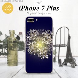 【iPhone7plus】【スマホケース/スマホカバー】【アイフォン7plus】iPhone7plus スマホケース カバー アイフォン7plus ソフトケース 花火（B） 紺 nk-i7plus-tp218【メール便送料無料】