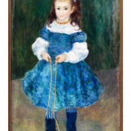 オーギュスト ルノワール 縄跳びの少女 A3 サイズ ポスター アート おしゃれ 絵画 インテリア 北欧 イラスト マット紙 艶消し アートパネル 額 フレーム デザイン 壁掛け ギフト 新築祝い ディスプレイ 引越し祝い　新生活　空間デザイン 