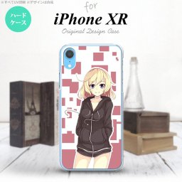 iPhoneXR iPhone XR スマホケース ハードケース 女の子 A ピンク メンズ レディース nk-ipxr-1322