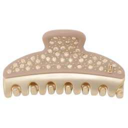 アレクサンドル ドゥ パリ ALEXANDRE DE PARIS クリップ ICCM-15571-04 S5 ahal00026l PINCE VENDOME CLIP M 7.5CM ヴァンドーム Mサイズ クリスタル ヘアクリップ 髪留め レディース ヘアアクセサリー ベージュ