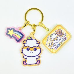 サンリオ コロコロクリリン 3連アクリルキーホルダー 胸キュンメモリーズ Sanrio