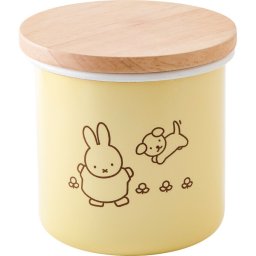 富士ホーロー ミッフィーパステル キャニスター(9cm) イエロー ／保存容器・キャニスター 保存容器・調味料入れ キッチン用品 敬老の日 プレゼント ギフト お彼岸 お供え 秋 2026 送料無料 ギフト プレゼント プチギフト 内祝い 快気祝い 出産祝い 結婚祝い 引出物 新築祝い お返し