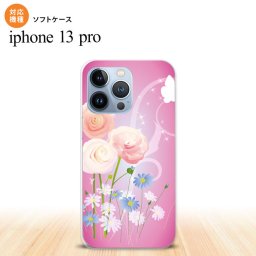 iPhone13 Pro iPhone13Pro ケース ソフトケース 花柄 ミックス C ピンク iPhone13Pro専用 nk-i13p-tp282