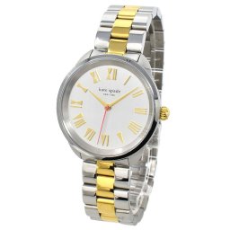 ケイトスペード kate spade NEW YORK 腕時計 KSW1062 CROSSTOWN クロスタウン レディース シルバー+ゴールド 海外正規品