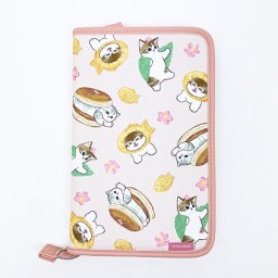 モフサンド 和菓子 ちりめん フリーケース ピンク
