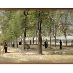 フィンセント ファン ゴッホ リュクサンブール公園のテラス A3 サイズ ポスター アート おしゃれ 絵画 インテリア 北欧 イラスト マット紙 艶消し アートパネル 額 フレーム デザイン 壁掛け ギフト 新築祝い ディスプレイ 引越し祝い　新生活　空間デザイン 