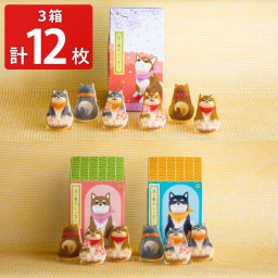 京都 まいこと 京の柴犬くっきー ギフト 3枚入2箱 6枚入1箱 セット クッキー 個包装 スイーツ かわいい 焼菓子 詰め合わせ