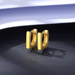 ピアス 両耳用 レディース 石なし シルバー925 イエローゴールド ce21081302