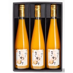 「きわみ みかんジュース」和歌山 有田 温州みかん使用 100％ストレート果汁 500m×3本のギフトセット 果物ジュース オレンジ