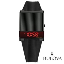 ブローバ BULOVA 男性用 デジタルクオーツ  ブラック アーカイブシリーズ コンピュートロン BULOVA 98C135 正規品 メーカー3年間保証 送料無料