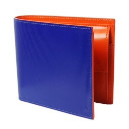 ポールスミス PS by Paul Smith 財布 二つ折り財布 メンズ ブルー オレンジ ASXD 4833 W814 N Made in ITALY 【スペシャルラッピング660円(別売り)】 誕生日 お中元 結婚祝い 結婚式 彼氏 息子 夫 男性 財布 バレンタイン 高級 ホワイトデー 父の日 母の日 即日発送