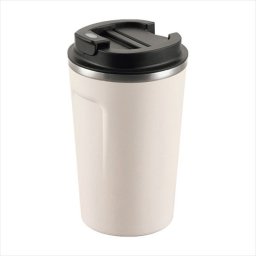 ココカフェ 蓋付き真空二重タンブラー400ml（パウダーコート） アイボリー CC-40I  内祝 内祝い お祝 御祝 記念品 出産内祝い プレゼント 快気祝い 粗供養 引出物