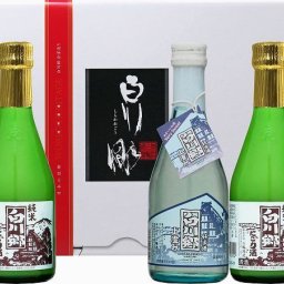 母の日贈り物白川郷 世界遺産にごりの宴セット(白川郷　純米酒上澄み３００ｍｌ×１、白川郷（純米にごり酒、純米吟醸ささにごり酒）３００ｍｌ×各２)