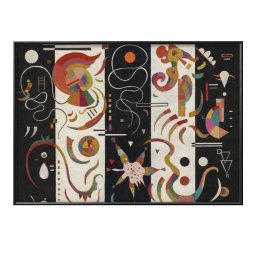 ワシリー カンディンスキー Striped A3 サイズ ポスター アート おしゃれ 絵画 インテリア 北欧 イラスト マット紙 艶消し アートパネル 額 フレーム デザイン 壁掛け ギフト 新築祝い ディスプレイ 引越し祝い　新生活　空間デザイン 