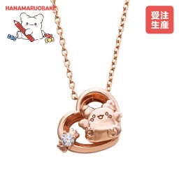 【受注生産品】【送料無料】 はなまるおばけ レディースネックレス サンリオキャラクターズ シルバー925 キュービックジルコニア サージカルステンレス ピンク まるまる ハート キャンディ ブランド おしゃれ かわいい アクセサリー 10代 20代 30代 40代 50代 母の日 レディース 女性 誕生日 記念日 プレゼント ギフト お祝い white clover ホワイトクローバー