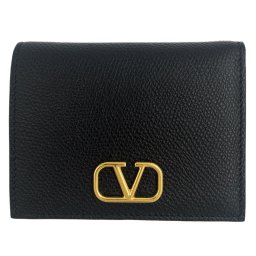 ヴァレンティノ VALENTINO Vロゴ シグネチャー スモール ウォレット 二つ折り財布 ミニ財布 5W2P0R39 SNP 0NO bwva00053l レディース ブラック