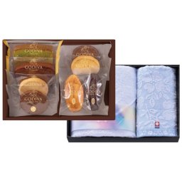 【ギフト対応無料】コンビネーションギフト ゴディバ パティスリーアソートメント&今治タオルセット (MG33-FW1) ※送料無料(北海道・沖縄は除く)