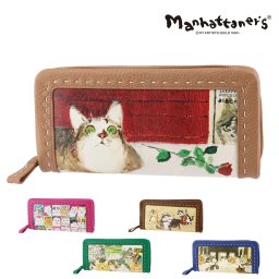 マンハッタナーズ 財布 長財布 ラウンドファスナー長財布 本革 manhattaner's クラフトパース 0751694 レディース 送料無料 誕生日プレゼント ギフト ラッピング無料 【正規代理店】