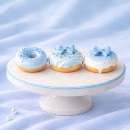 3種のパステルドーナツ(ORGANIC BLUE | オーガニックブルー)誕生日 結婚祝い お祝い 記念日