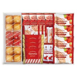 【ギフト対応無料】あまおう苺バウムクーヘン&プチガトー ギフトボックス (FAS-30) ※送料無料(北海道・沖縄は除く)