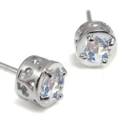 唐草・アラベスク・メンズピアス・シンプルピアス・ロイヤルブルームーンストーン・K10 父の日 2024