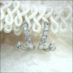 【完全無色透明Fカラー】K18YG/PG/WG【0.3ct】ラインダイヤモンドピアス『2way』 [SIクラス F～Dカラー 無色透明 GOOD～VERYGOOD] ハートアンドキューピット プレゼント 記念日 誕生日 結婚 贈り物 母の日 ギフト ジュエリー 可愛い ダイヤモンド【送料無料】  