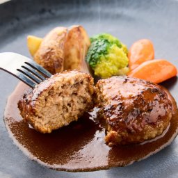 岐阜 だるまミート 飛騨牛入り煮込みハンバーグ 6個 肉惣菜 ハンバーグ 個包装 温めるだけ おかず 惣菜