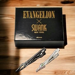 スワンク ネクタイピン SWANK×EVANGELION ヱヴァンゲリヲン ロンギヌスの槍&カシウスの槍 2本セット タイバー タイピン メンズ EVA017 記念品 ギフト