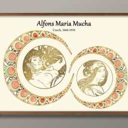 アルフォンス ミュシャ オリジナル商品 A3 サイズ ポスター アート おしゃれ 絵画 インテリア 北欧 イラスト マット紙 艶消し アートパネル 額 フレーム デザイン 壁掛け ギフト 新築祝い ディスプレイ 引越し祝い　新生活　空間デザイン 