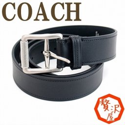 コーチ COACH ベルト メンズ レザー 90257SVBK