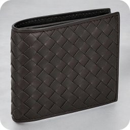 ボッテガ・ヴェネタ 二つ折り財布 メンズ ブランド BOTTEGA VENETA イントレチャート レザー 193642-V47W1 ブラウン