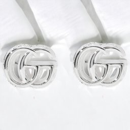 グッチ GUCCI 770758 J8400 8106 ダブルG スタッド ピアス シルバー レディス アクセサリー ユニセックス GG MARMONT EARRINGS