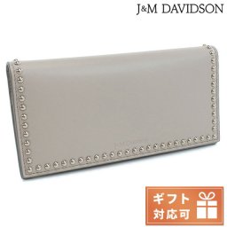 ジェイアンドエムデヴィッドソン 長財布ニ折小銭入付き レディース ブランド レザー スペイン SLFW-1XX-SCXX LIGHT GREY グレー系 財布